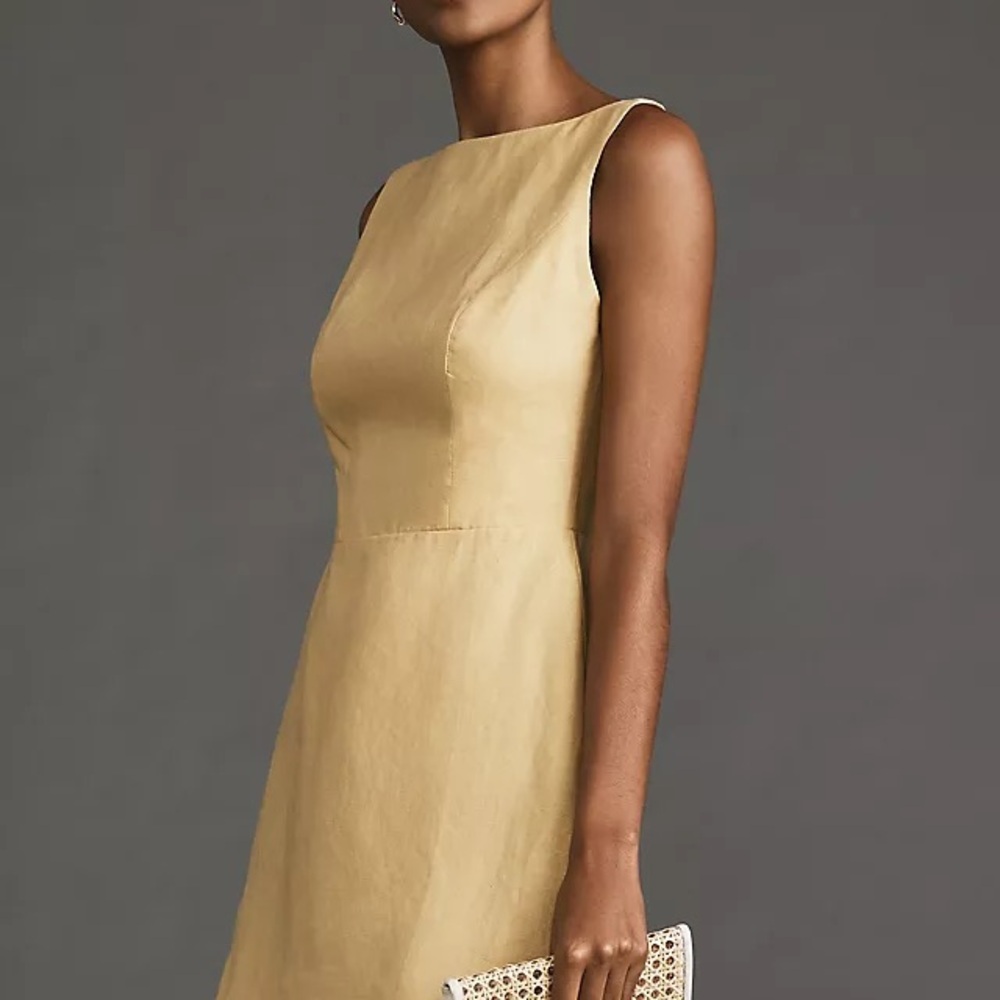 REFORMATION ZENNI LINEN DRESS - Picture 2 of 5